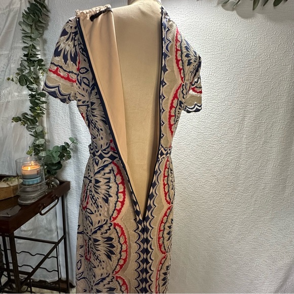 BCBG MaxAzria Cailean Burnout Print Lace Gown - Picture 16 of 16